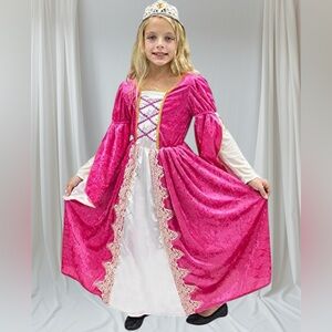 Regal Queen Pink Princess Halloween Costume for Kids Size 5-6 NWOT